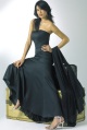AMANDA WAKELEY satin evening dress