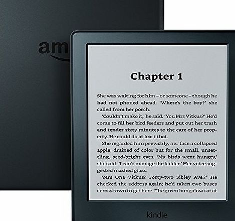 Amazon All-New Kindle E-Reader, 6`` Glare-Free Touchscreen Display, Wi-Fi (Black) - Includes Special Offers
