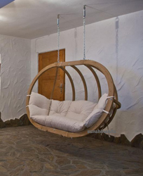 Globo Double Hanging Chair-Cream
