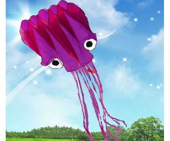 5M Large Octopus Parafoil Kite with Handle & String Outdoor Park Garden Games Fun