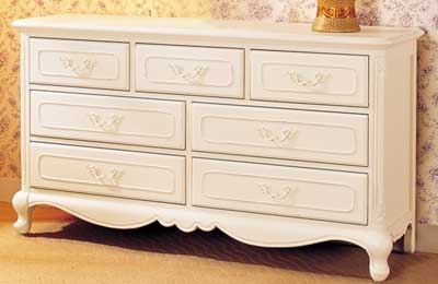 PAINTED CHEST OF DRAWERS 3 OVER 4