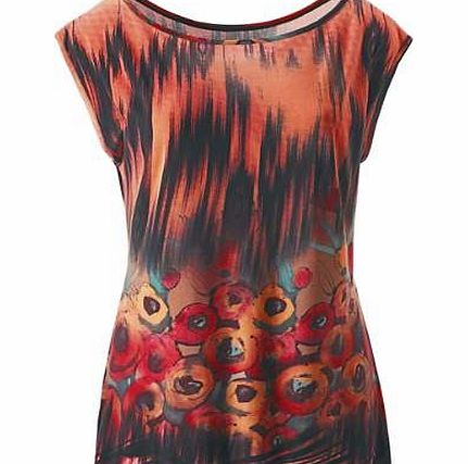 Ambria Capped Sleeve Top