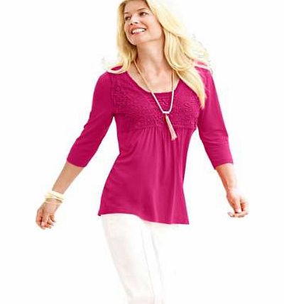 Ambria Crochet Lace Top