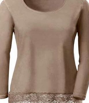 Ambria Lace Trim Top
