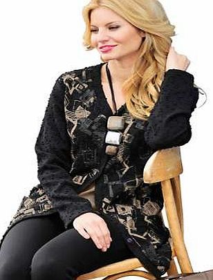 Ambria Print Cardigan