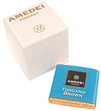 Amedei Toscano Brown Cube, milk chocolate napolitans