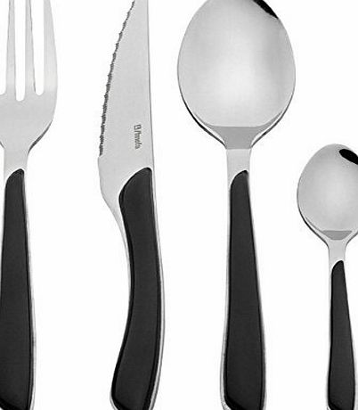 Amefa Eclat 24 Piece Cutlery Set - Black