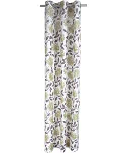 AMELIA Ringtop Green Curtains - 66 x 90 inches