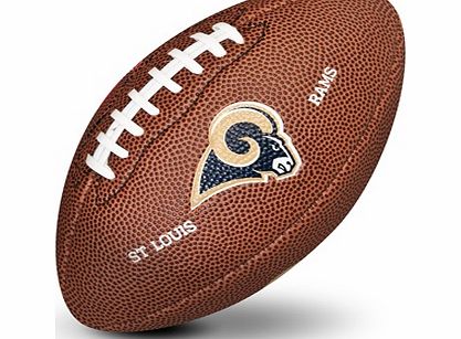 St Louis Rams NFL Team Logo Mini Size Rubber