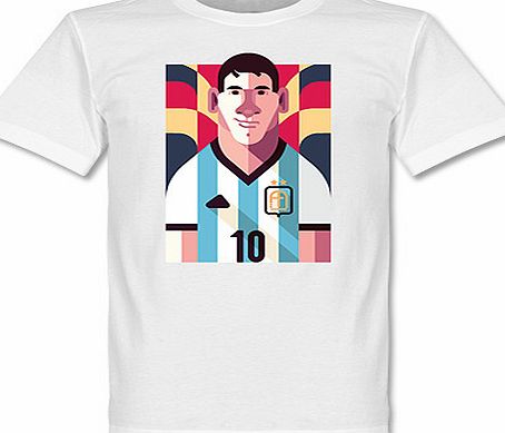 American Apparel Playmaker Messi Football T-Shirt AAWHT-PNN-1562P