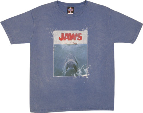 Jaws Movie Poster Mens T-Shirt from