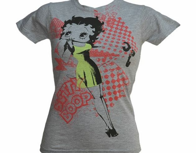 Ladies Grey Betty Boop T-Shirt from American Classics