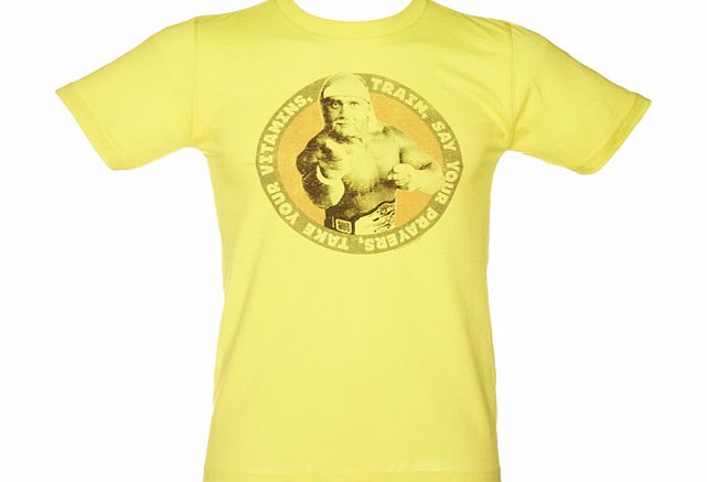 American Classics Mens Take Your Vitamins Yellow Hulk T-Shirt