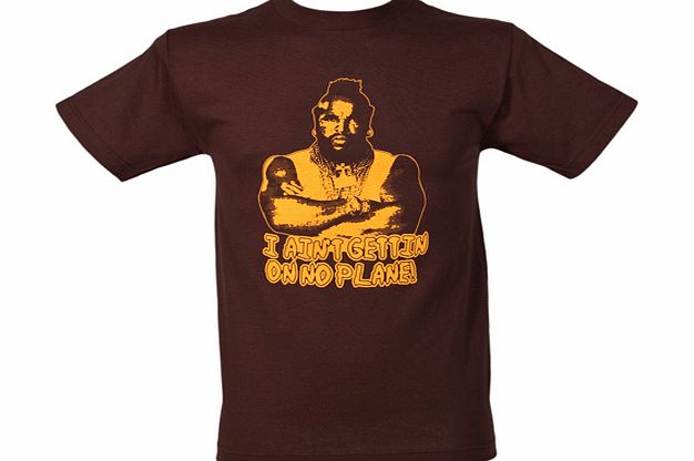 Mr T No Plane Mens T-Shirt from American