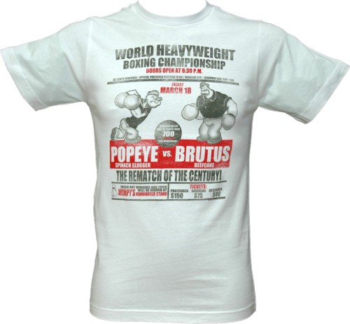 American Classics Popeye Vs Brutus Boxing Championship Men` T-Shirt from American Classics