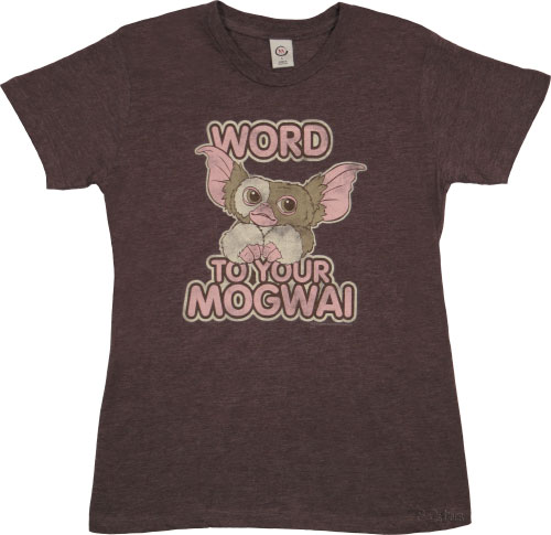 American Classics Word To Your Mogwai Ladies Gremlins T-Shirt from American Classics