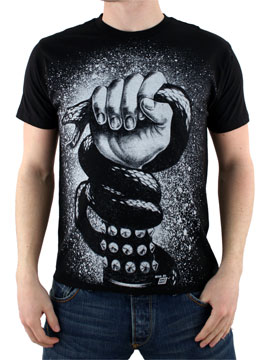 Ames Bros Black Steel Fist T-Shirt