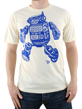 Ames Bros Cream Robot Kong T-Shirt