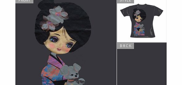 ames Bros (Geisha) Fitted T-Shirt amb_geishaSK