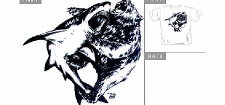 Ames Bros (Shark VS Bear) T-Shirt amb_sharkvbear