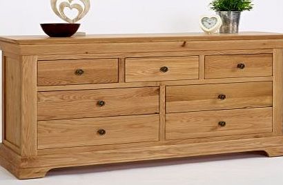Ametis Normandy Oak 3 Over 4 Drawer Chest