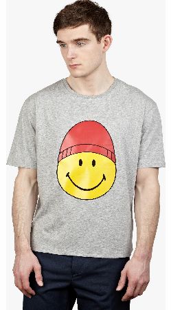 AMI  Smiley Print T-Shirt ami2408gryl