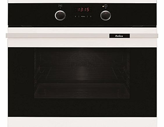 1053.3TsW Multifunction Electric Built-in Single Oven With Steam Cleaning - White