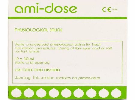 Amidose Sterile Saline 12 X 30ml