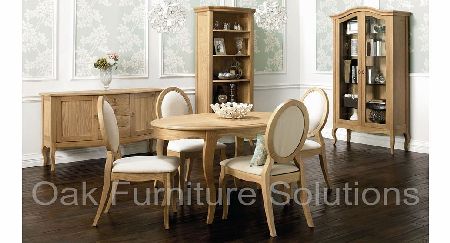Oak 4 Seater Dining Table and 4 Amore Oak