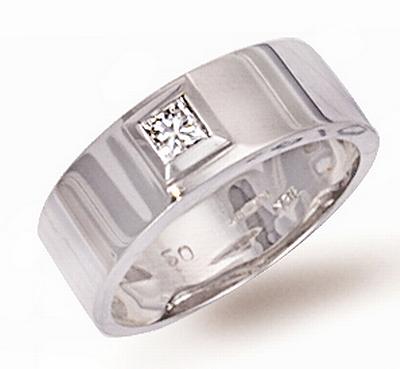Ampalian Jewellery 18 Carat White Gold Diamond Ring (193)