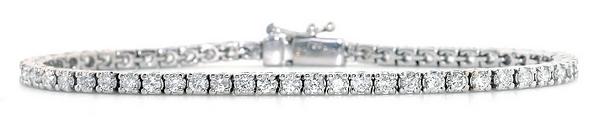 Diamond Claw Set Tennis Bracelet (CSC)