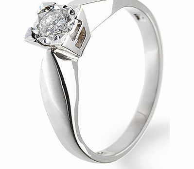 Diamond Solitaire Engagement Ring (D25)