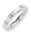 Ampalian Jewellery Platinum 3mm Flat Court Shaped Wedding Ring