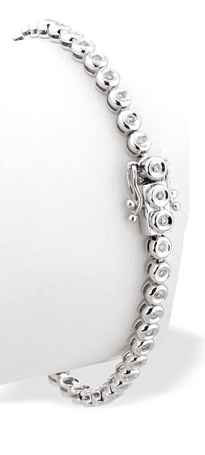 White Gold Diamond Tennis Bracelet (134)
