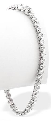 White Gold Diamond Tennis Bracelet (153)