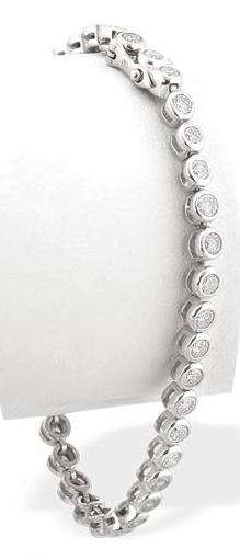 White Gold Diamond Tennis Bracelet (155)