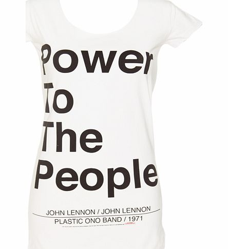 Amplified Clothing Ladies John Lennon Power To The People Lyrics
