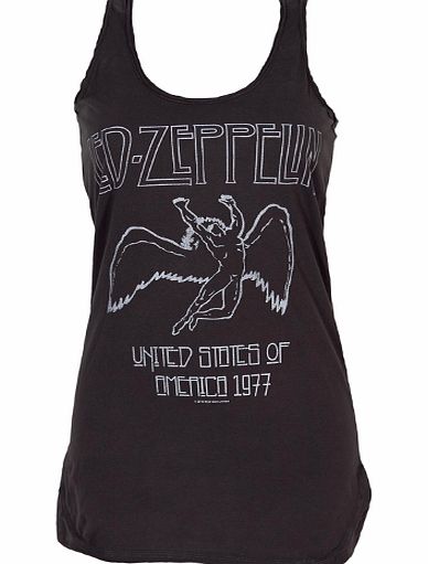 Amplified Clothing Ladies Led Zeppelin 1977 Racer Back Vest from