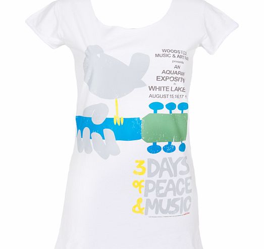 Ladies Peace and Music Woodstock T-Shirt from