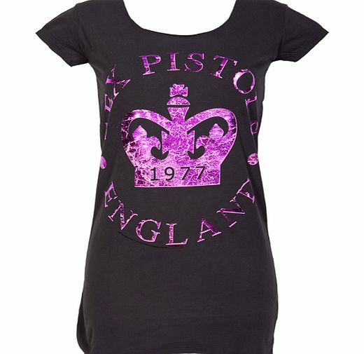 Ladies Sex Pistols 1977 Crown T-Shirt from