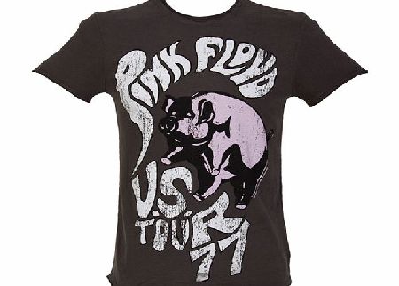 Amplified Clothing Mens Pink Floyd Us Tour 77 T-Shirt