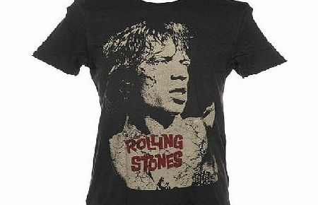 Amplified Ikons Mens Rolling Stones Wild Horses Charcoal