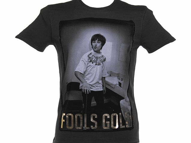 Mens Stone Roses Fools Gold Foil T-Shirt
