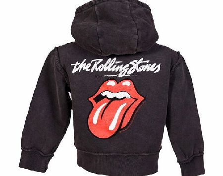 Kids Charcoal Rolling Stones Licks Hoodie from