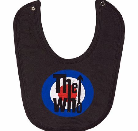 Amplified Kids Kids Charcoal The Who Bib from Amplified Kids