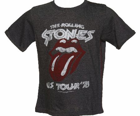 Kids Dark Grey Marl US Tour 76 Rolling Stones