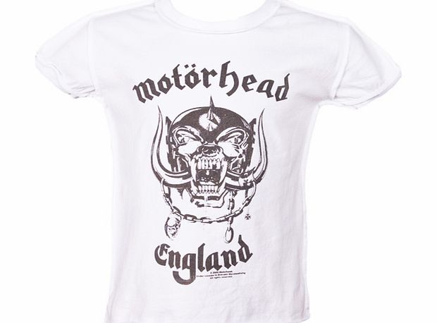 Amplified Kids Kids Motorhead England White T-Shirt from