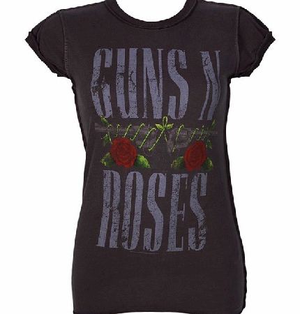 Ladies Charcoal Guns N Roses Pistols