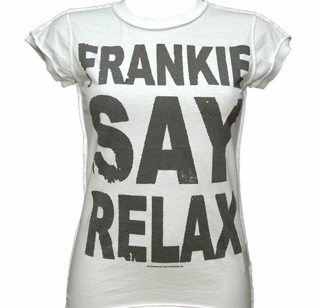 Ladies Frankie Say Relax T-Shirt from Amplified Vintage