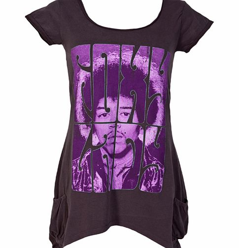 Amplified Vintage Ladies Jimi Hendrix Foxy Lady Pocket Dress from